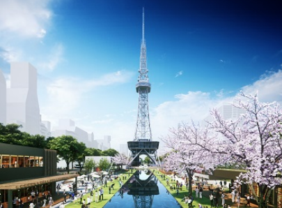 名古屋テレビ塔タワービジョン「煌」協賛｜中日コプロ株式会社